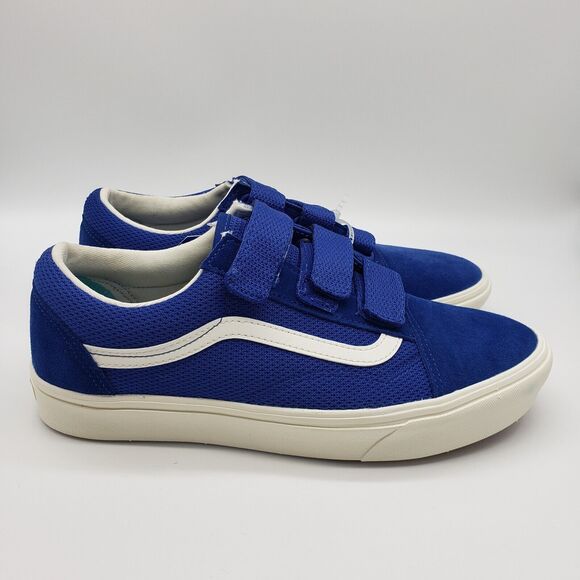 Vans Old Skool Soft Royal-Blue Suede ComfyCush AUTISM Acceptance Men Size 9📦